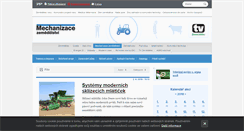 Desktop Screenshot of mechanizaceweb.cz